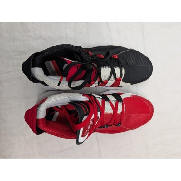 Adidas Dame 6 GCA men's size 8 black, scarlet, white two tone basketball shoes - Picture 10 of 15
